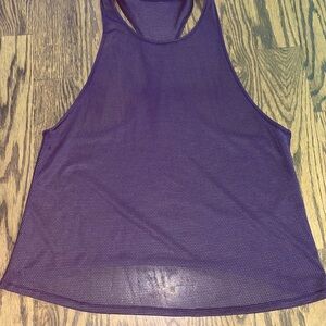 Lululemon navy blue tank top Sz 6